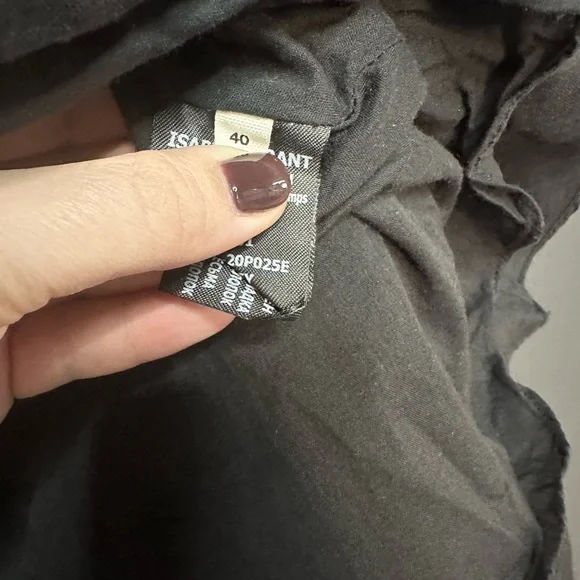 NEW Isabel Marant Etoile Audrey Dress Black 40 L - Picture 5 of 6